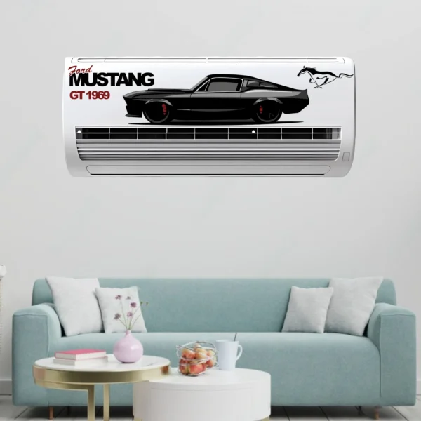 Mustang GT AC Sticker For Home Decor Self Adhesive Sticker